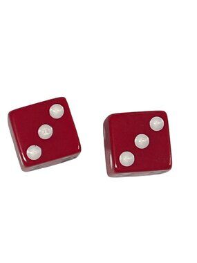 Monopoly Target Edition Replacement Dice Red Board Game Parts